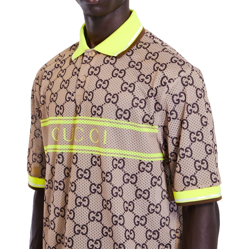 Gucci GG Supreme Perforated Polo