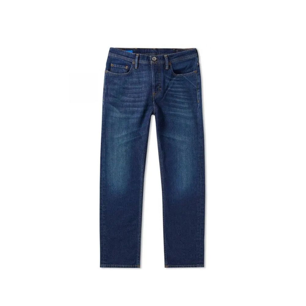 Acne Studios River Dark Blue Cotton Denim Jeans