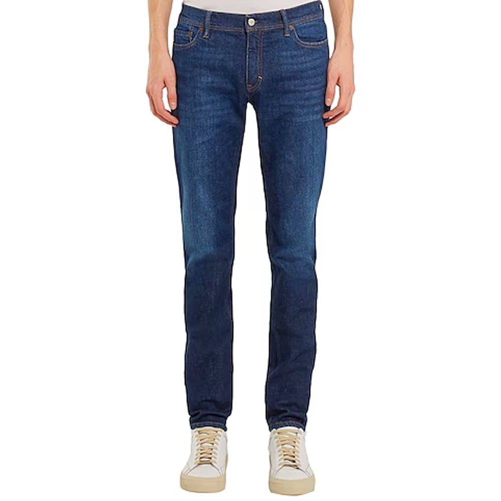 Acne Studios River Dark Blue Cotton Denim Jeans