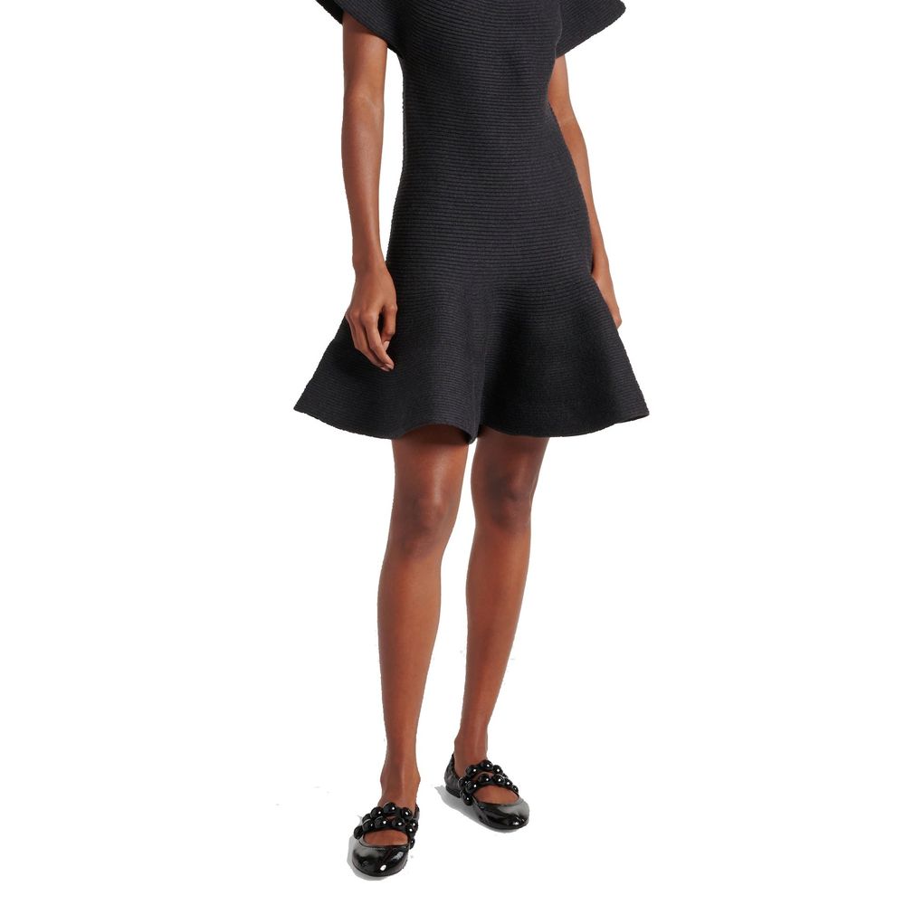 Alaïa Sphere Leather Mary Jane Flats