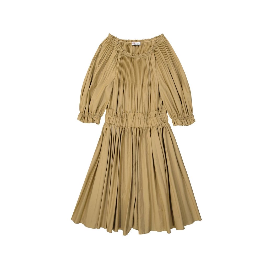 Red Valentino Cotton Poplin Dress