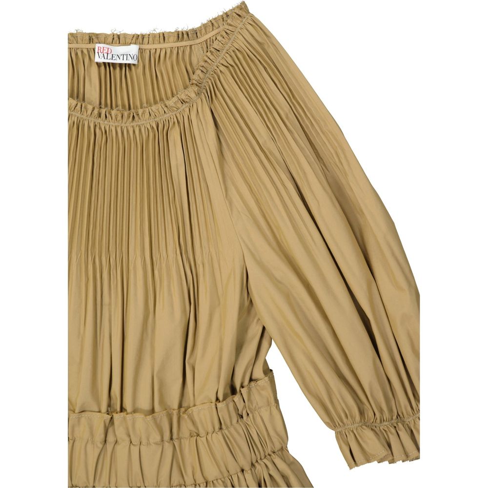 Red Valentino Cotton Poplin Dress