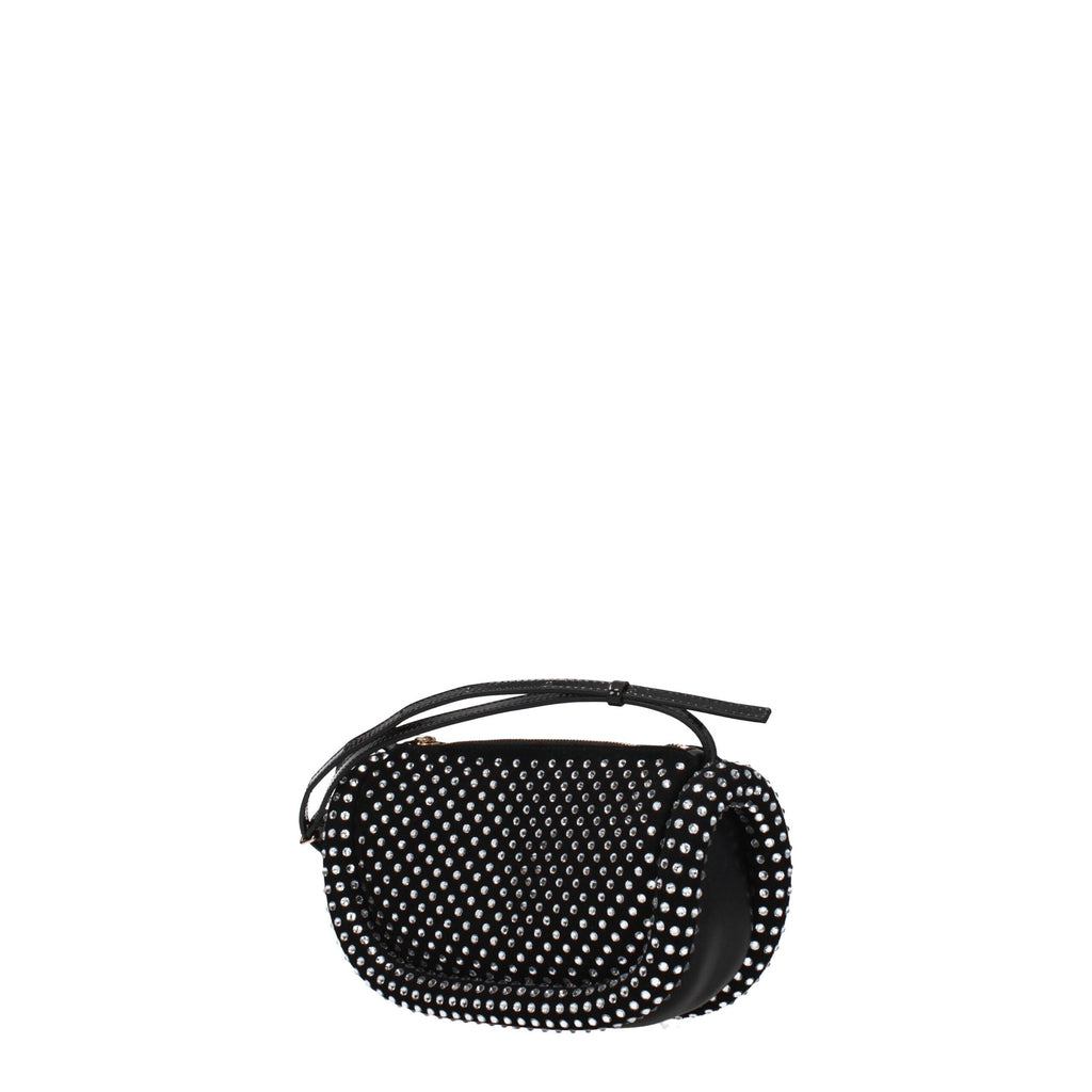 Jw Anderson Black Leather Crossbody Bag