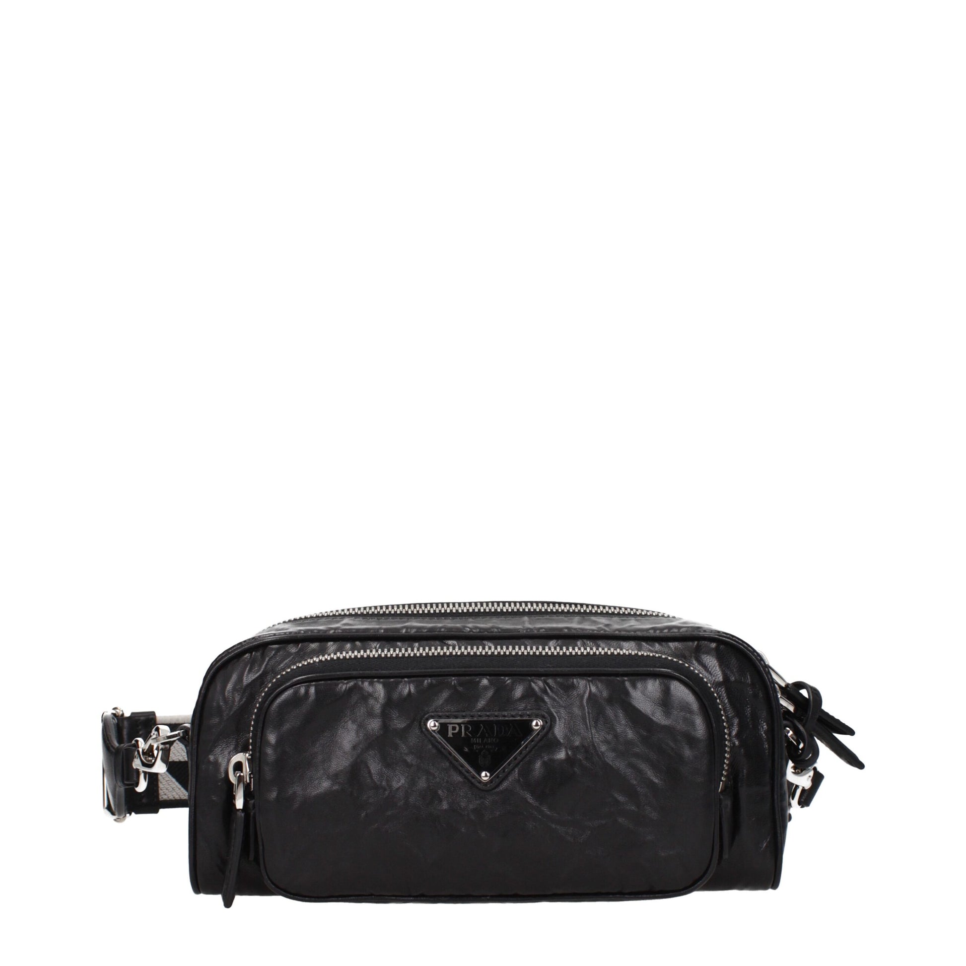 Prada Black Leather Crossbody Bag