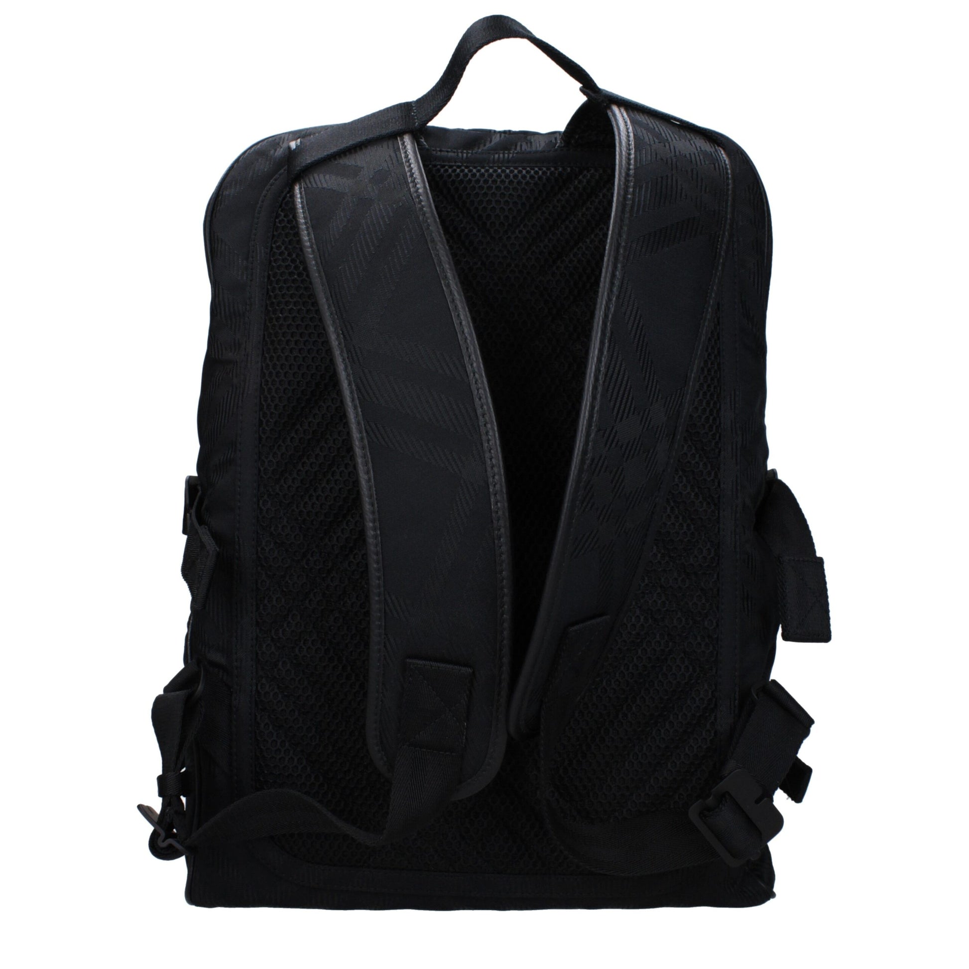 Burberry Black Fabric Backpack
