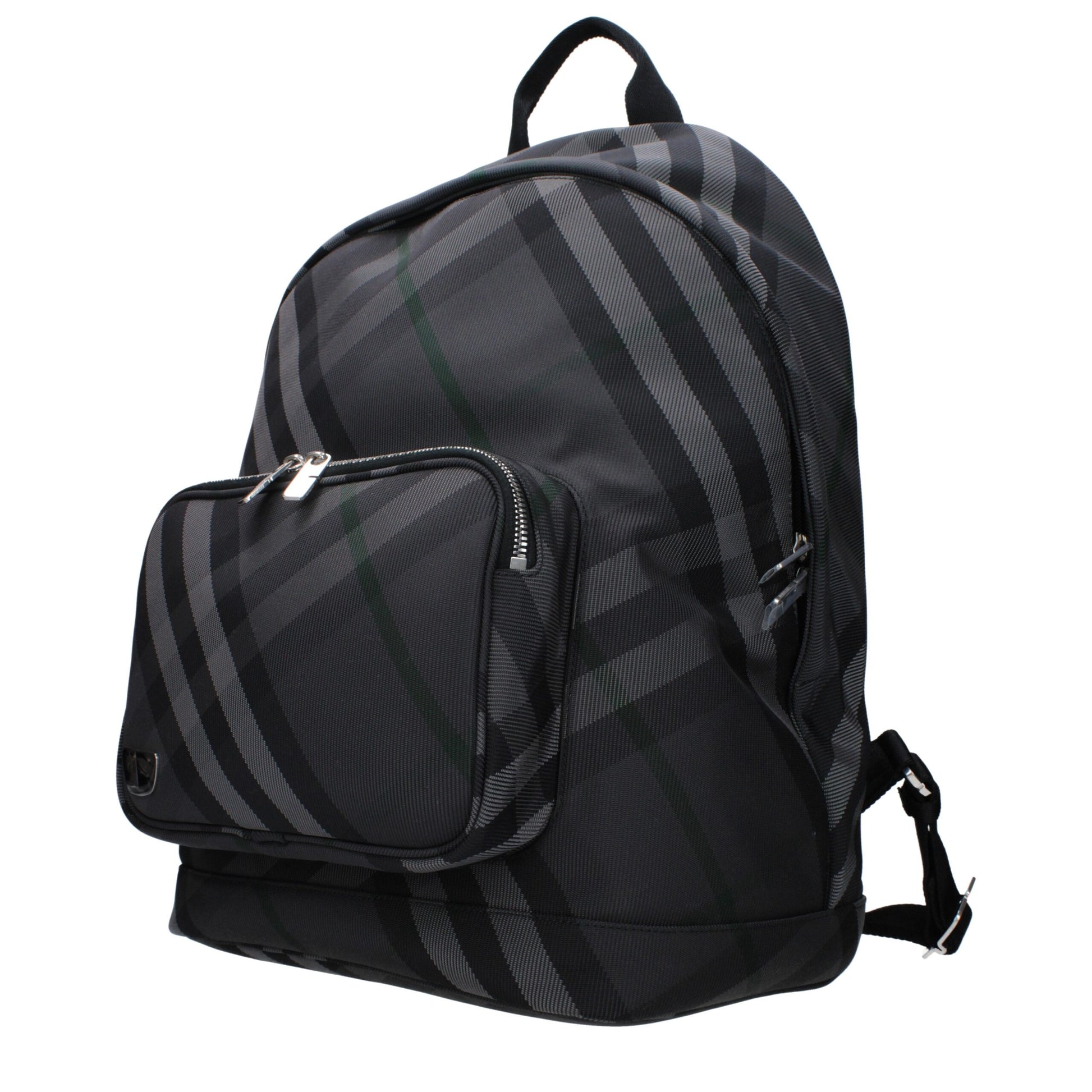 Burberry Gray Fabric Backpacks