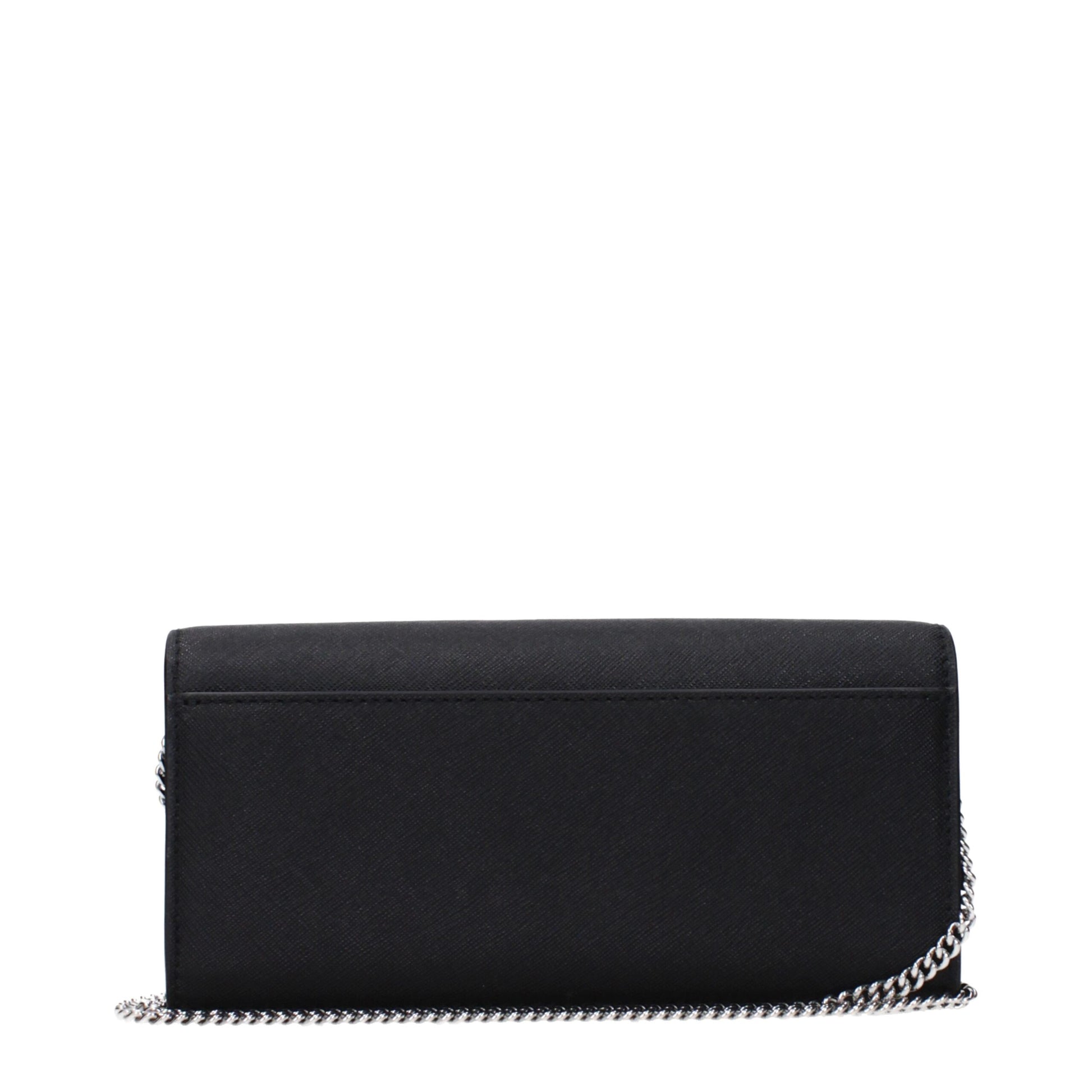 Tory Burch Black Leather Clutch Bag