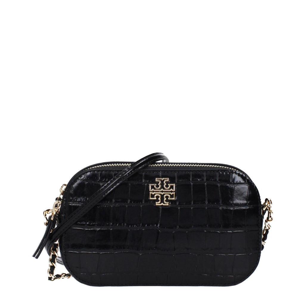 Tory Burch Black Leather Crossbody Bags