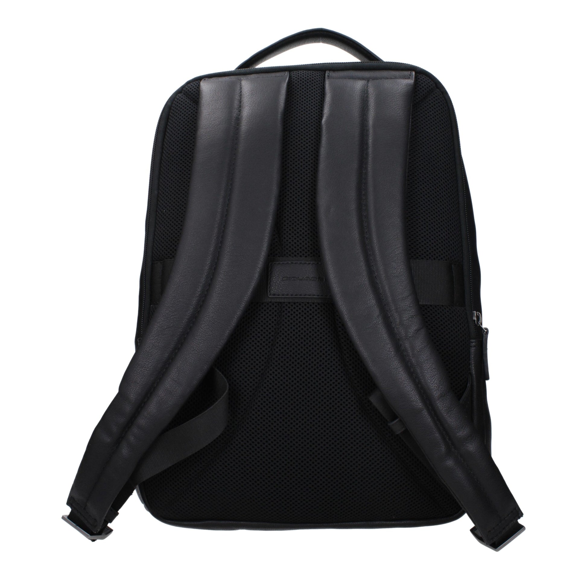 Piquadro Black Leather Backpacks