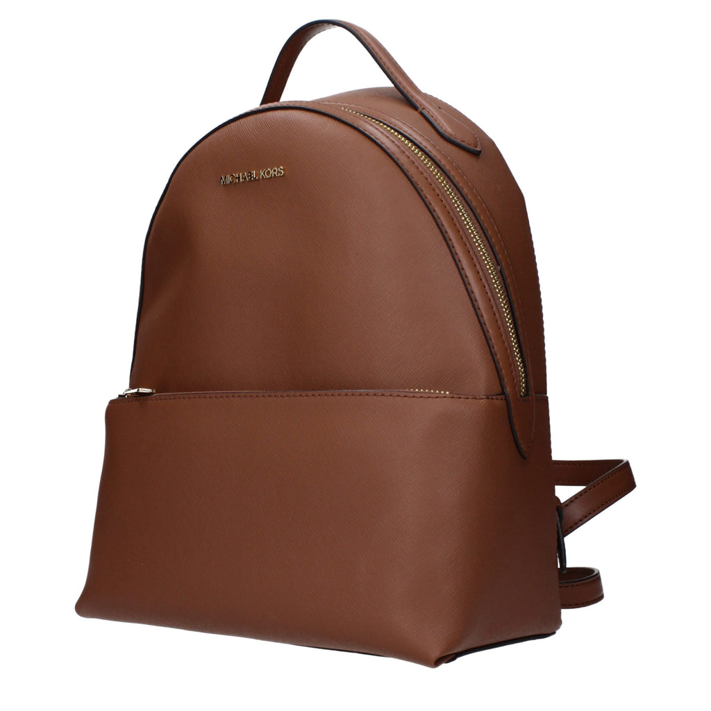 Michael Kors Brown Leather Backpack