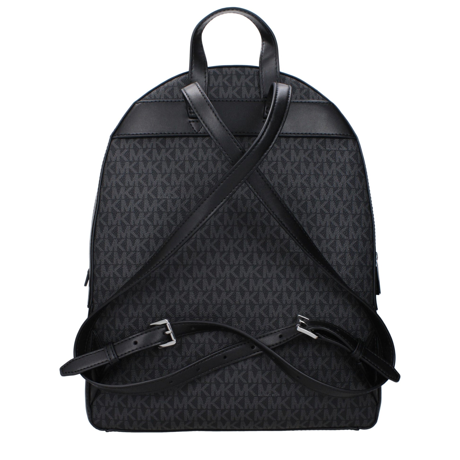 Michael Kors Black Fabric Backpacks