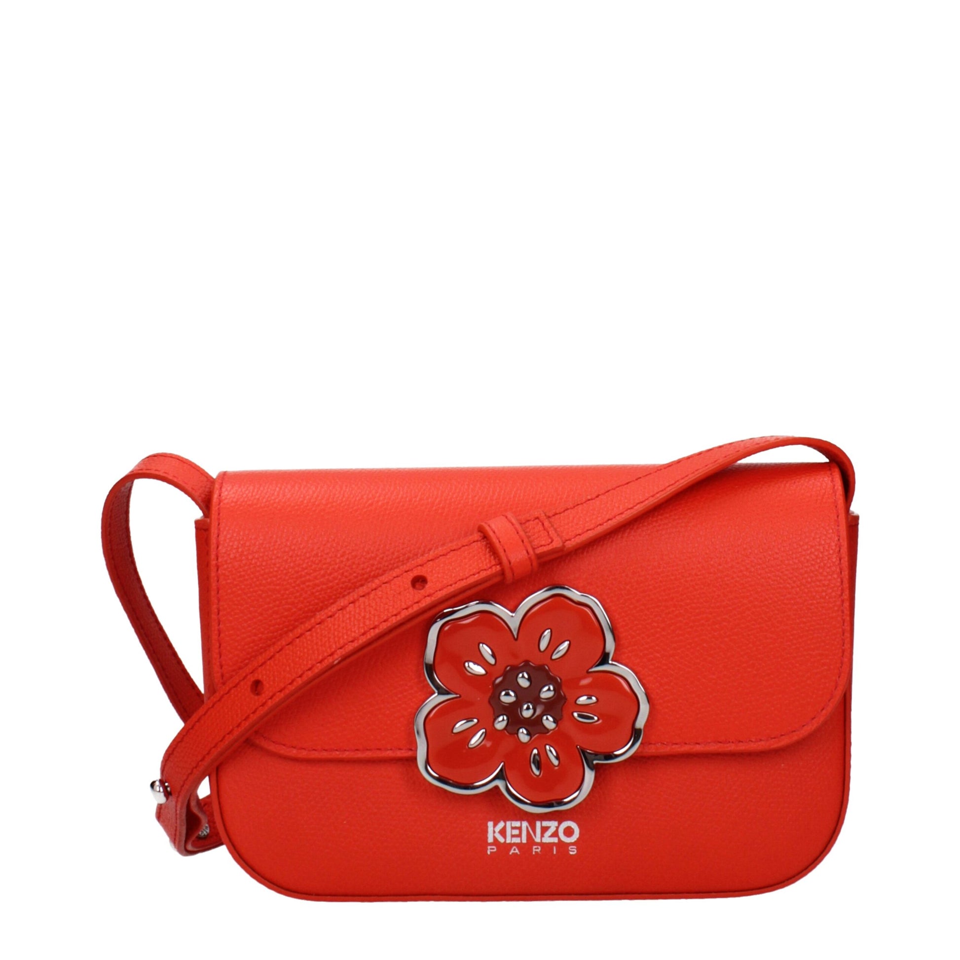 Kenzo Red Leather Crossbody Bags