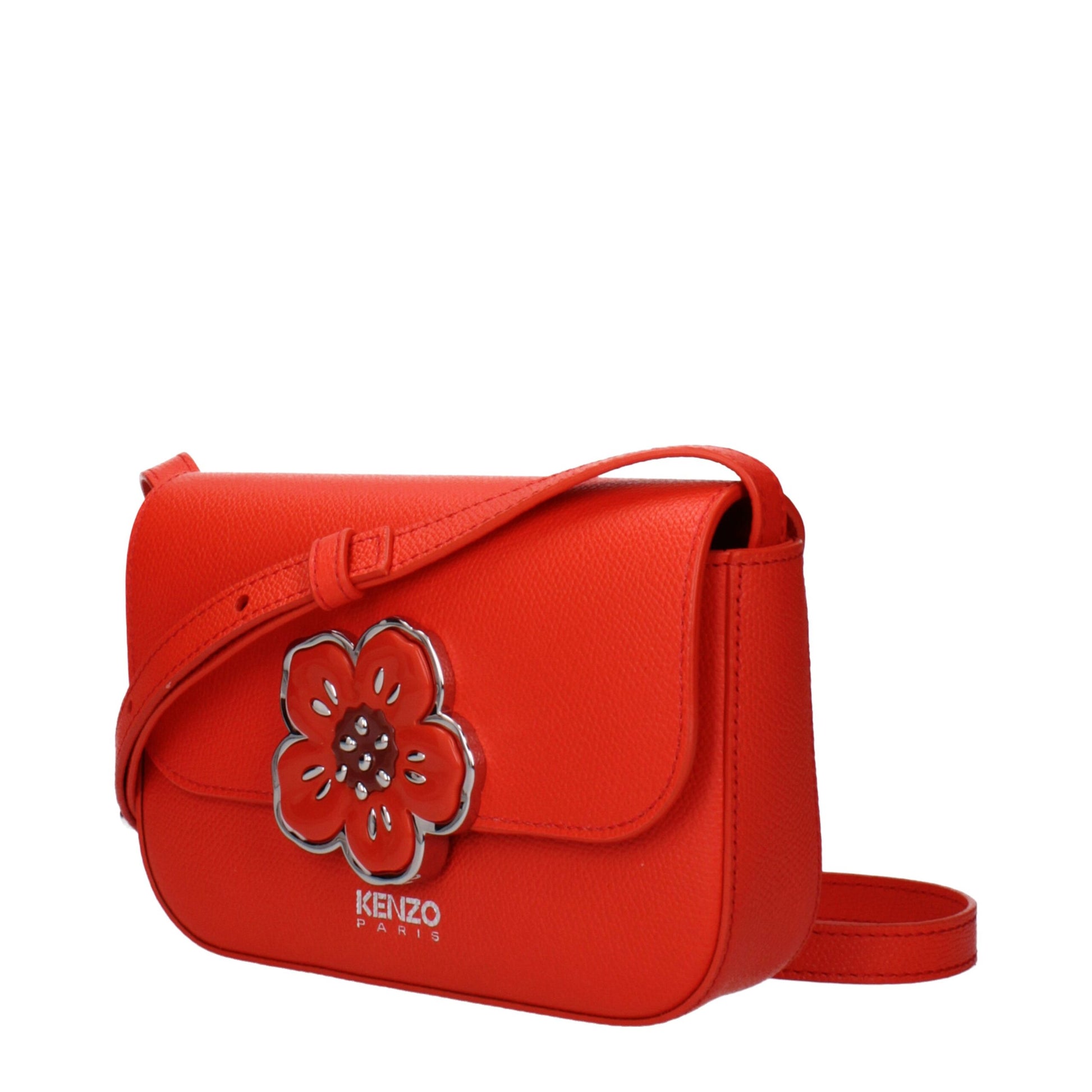 Kenzo Red Leather Crossbody Bags