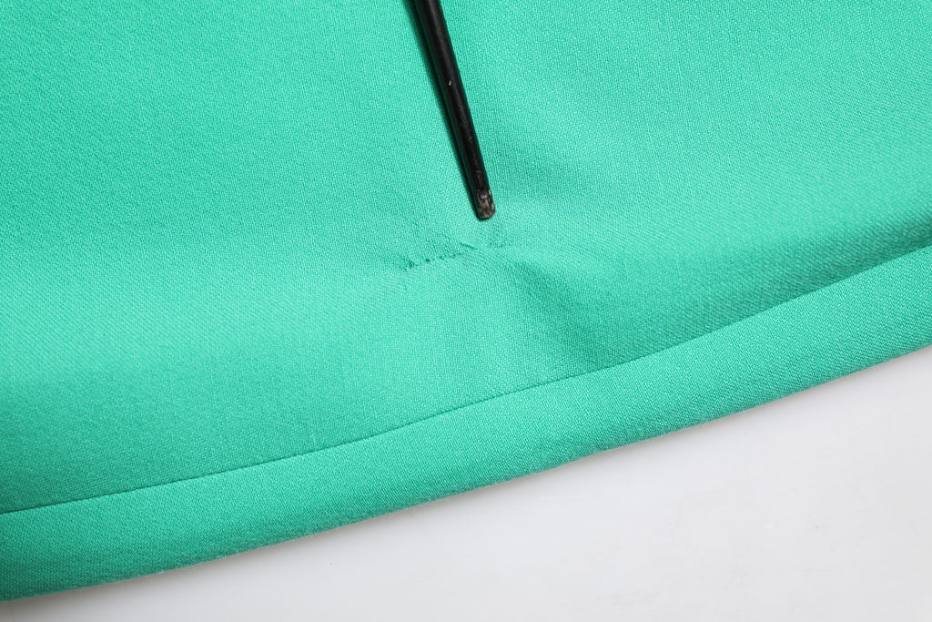 Dolce & Gabbana Green Sleeveless Bodycon A-line Mini Dress