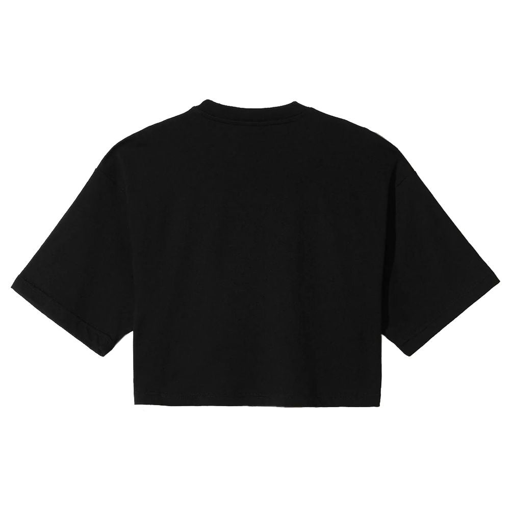 Comme Des Fuckdown Black Cotton Tops & T-Shirt