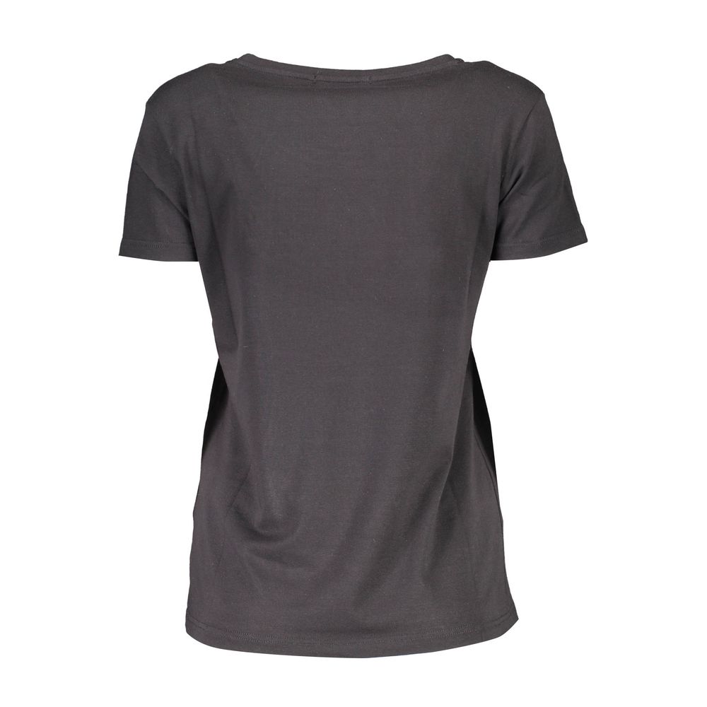 Scervino Street Black Cotton Tops & T-Shirt