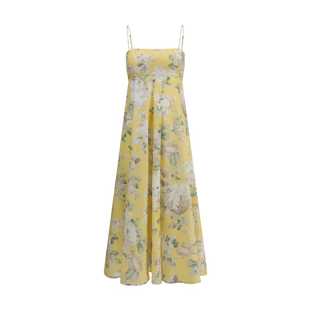 Zimmermann Yellow Linen Casual Dress
