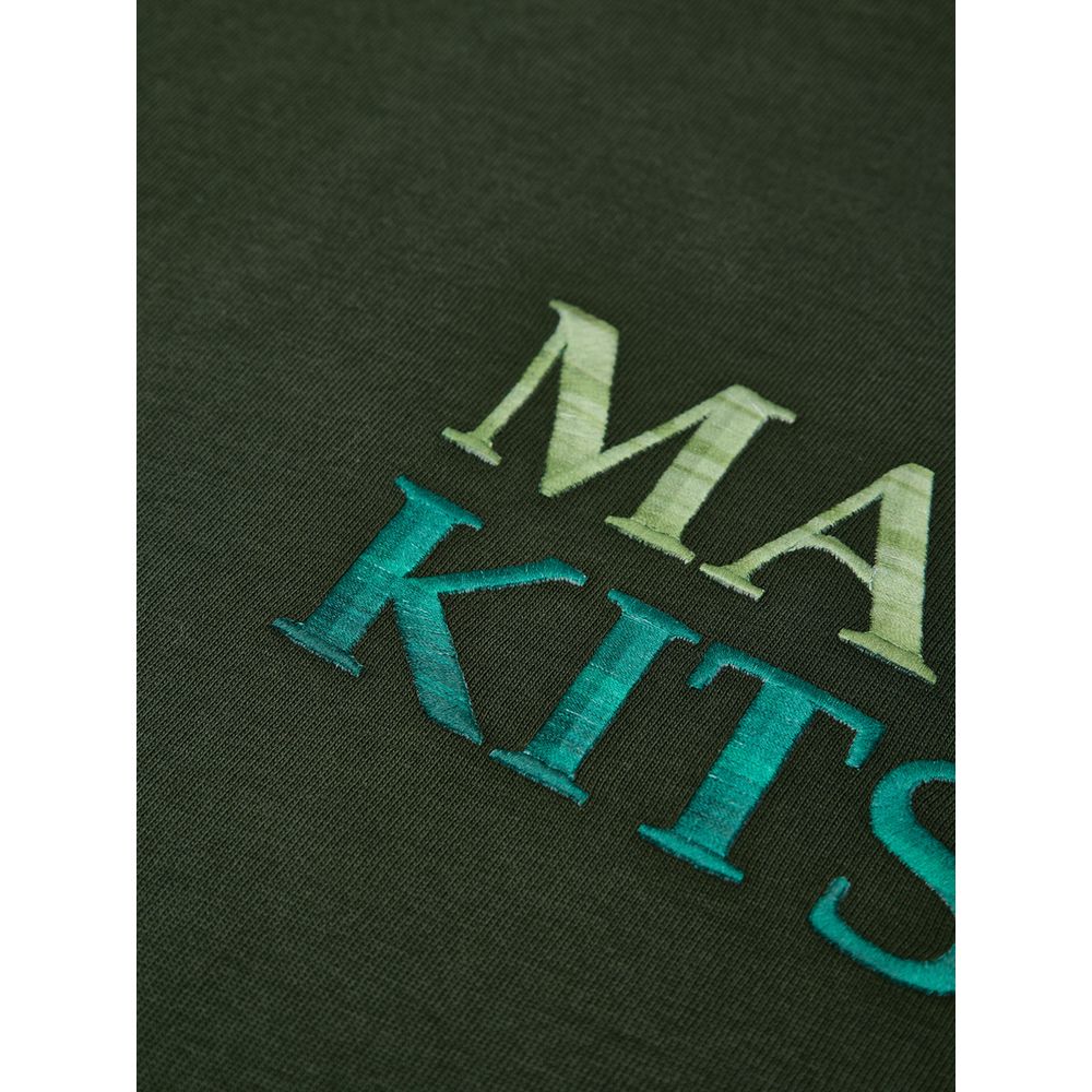 Maison Kitsuné Green Cotton T-Shirt