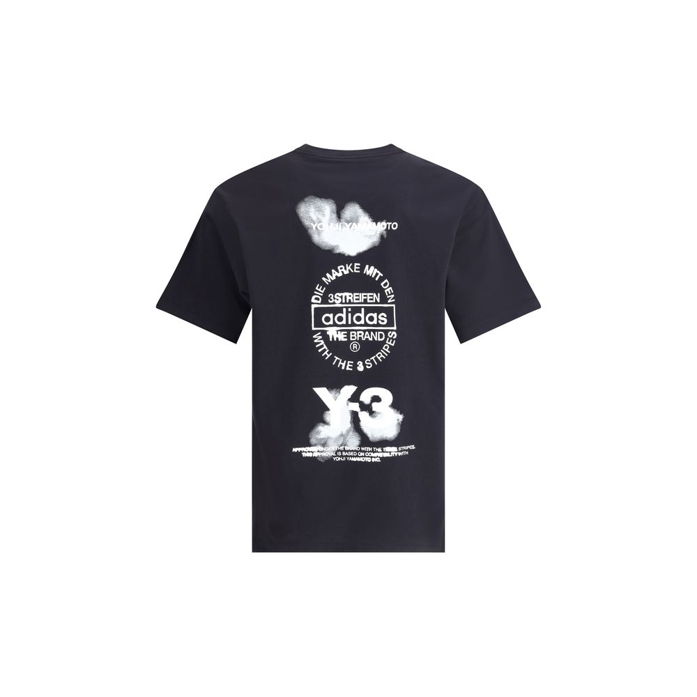 Y-3 Black Cotton T-Shirt