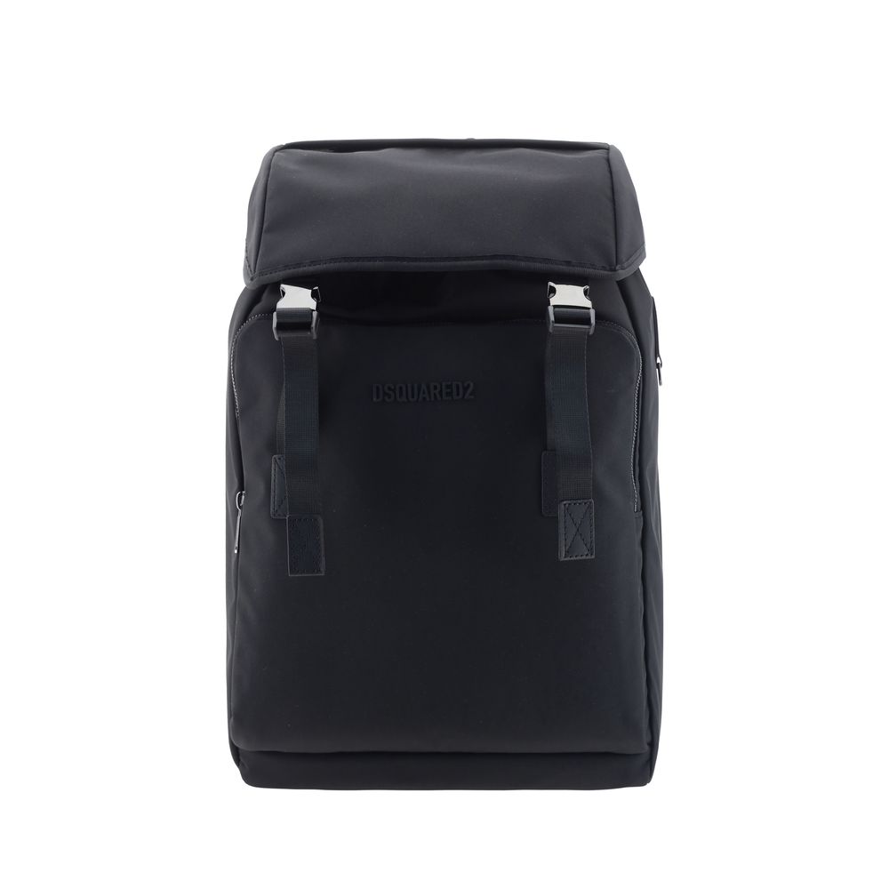 Dsquared² Black Nylon Backpack