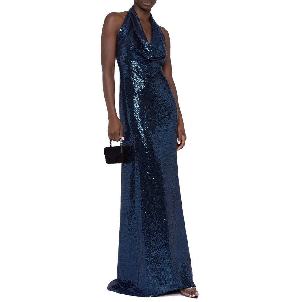 BLANCA VITA Sequin-Embellished Long Dress