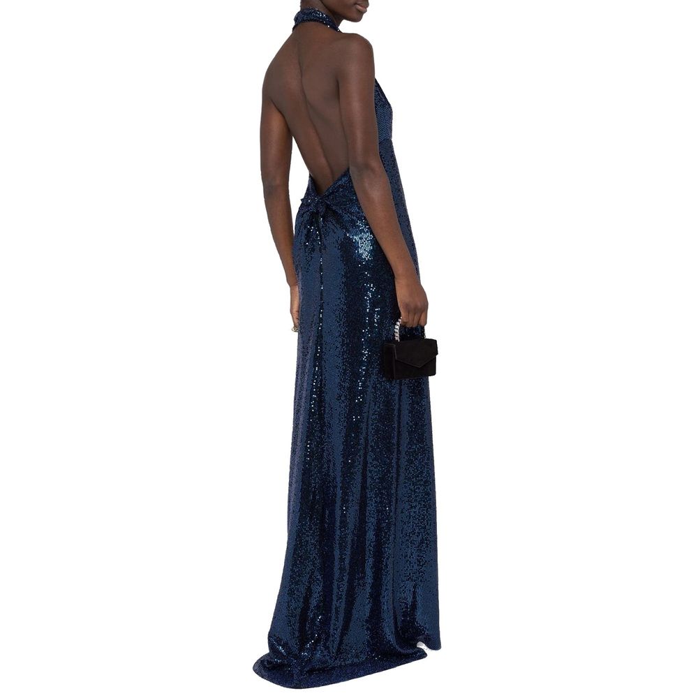 BLANCA VITA Sequin-Embellished Long Dress