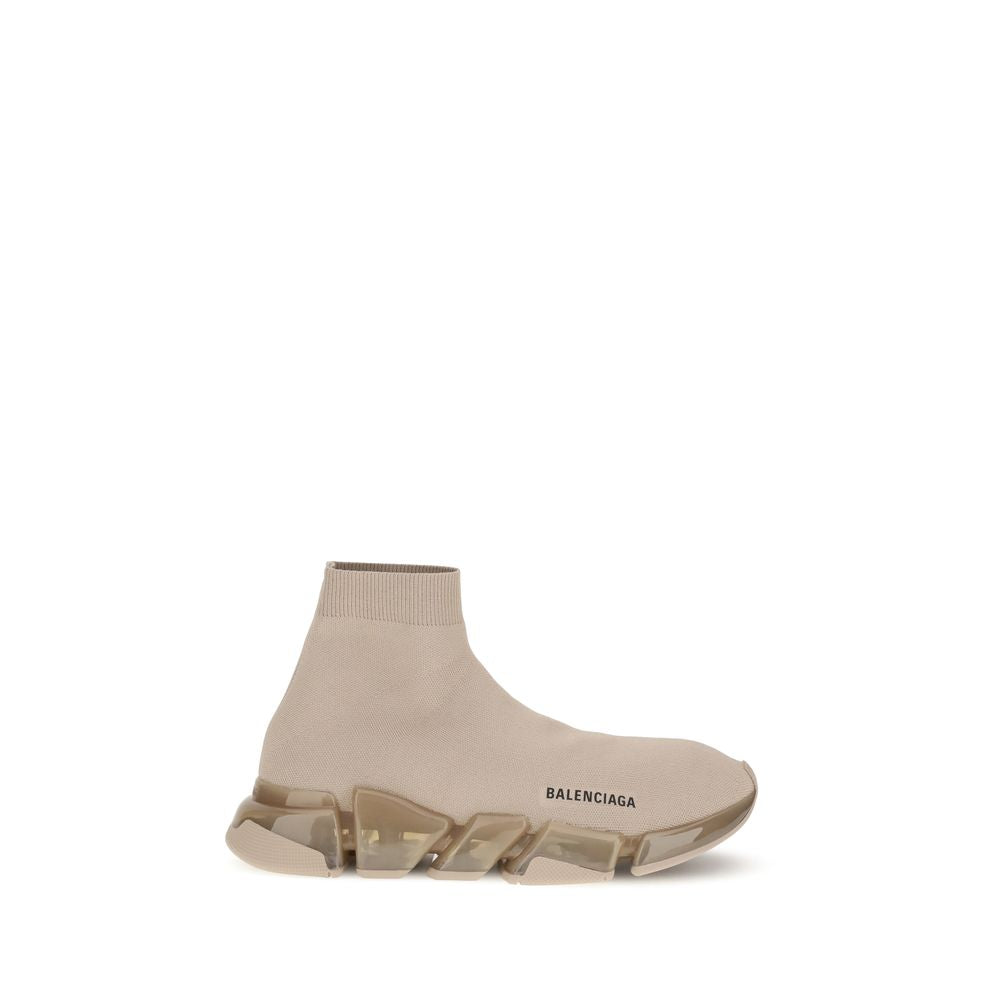 Balenciaga Beige Polyester Athletic Sneakers