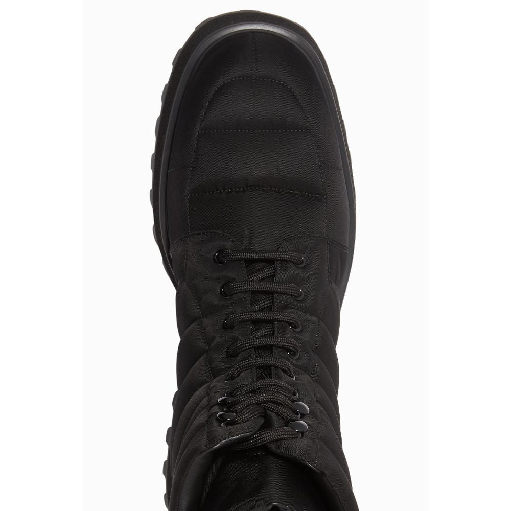 Dolce & Gabbana Black Nylon Men Boot