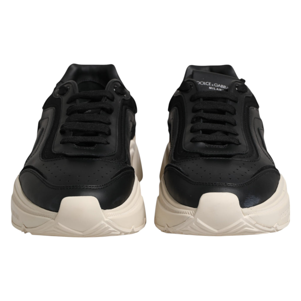 Dolce & Gabbana Black White Daymaster Low Top Sneakers Shoes
