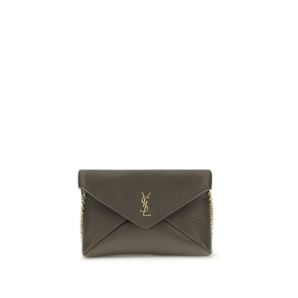 Saint Laurent Cassandre chain Clutch Bag