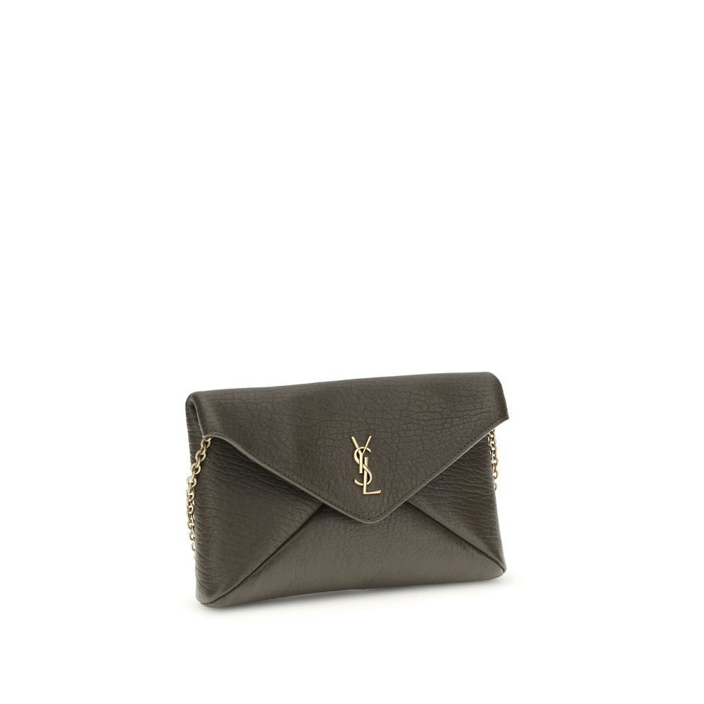 Saint Laurent Cassandre chain Clutch Bag