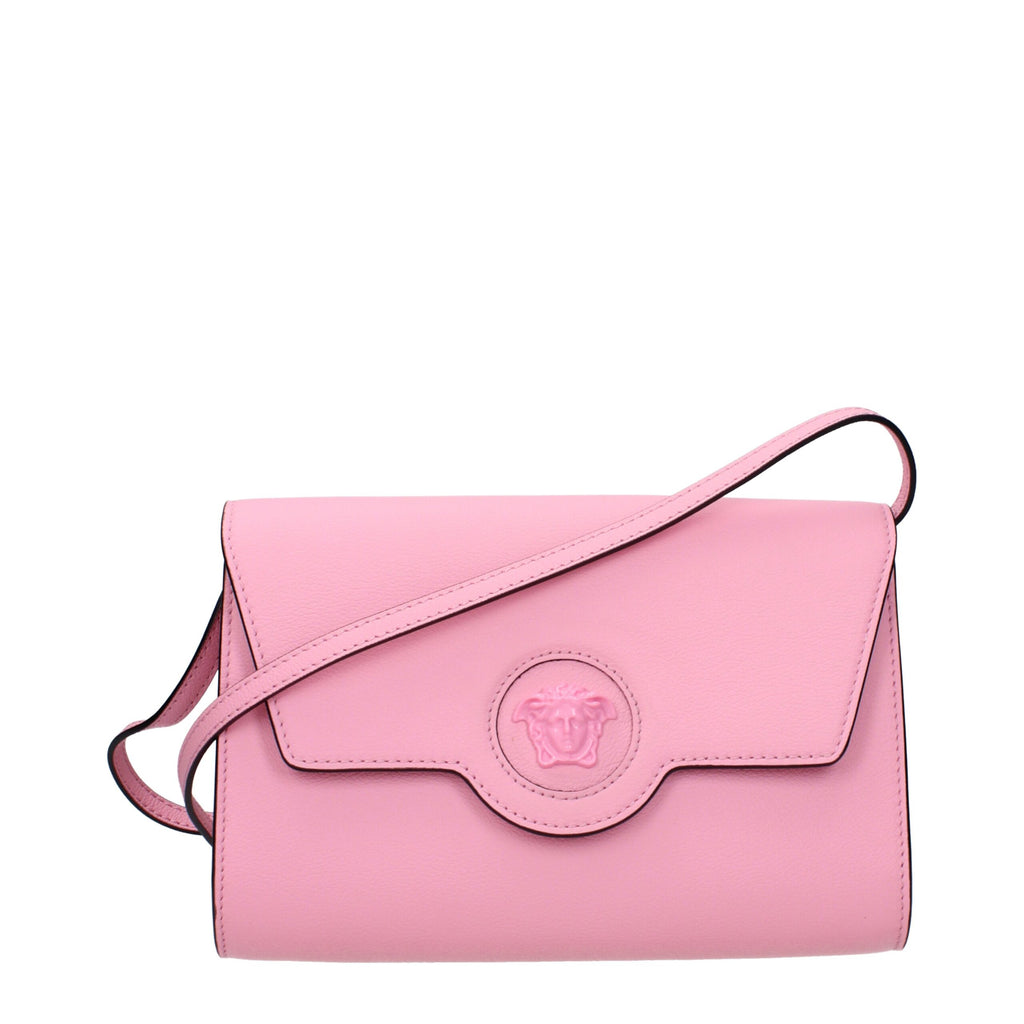 Versace Pink Leather Clutch Bags