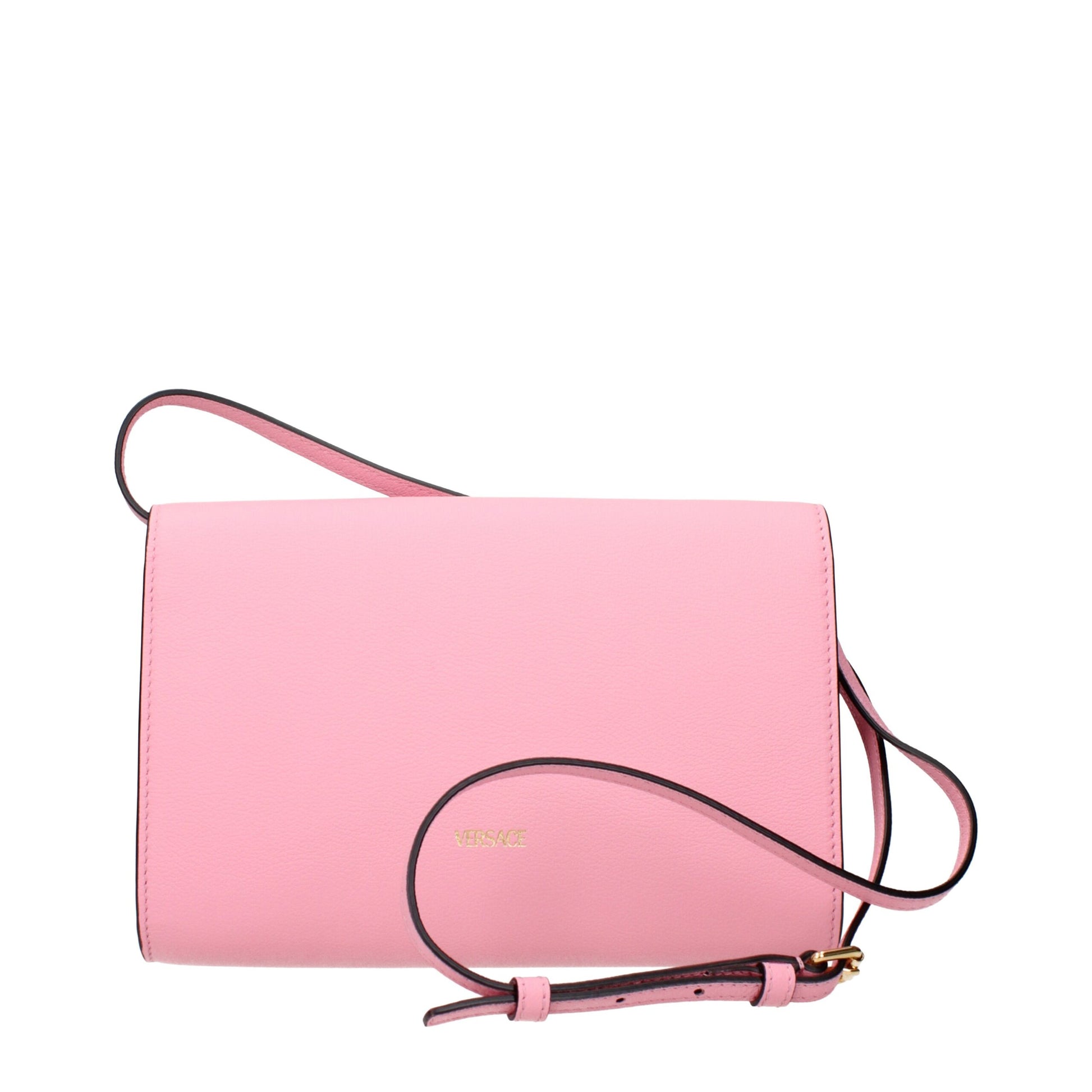Versace Pink Leather Clutch Bags