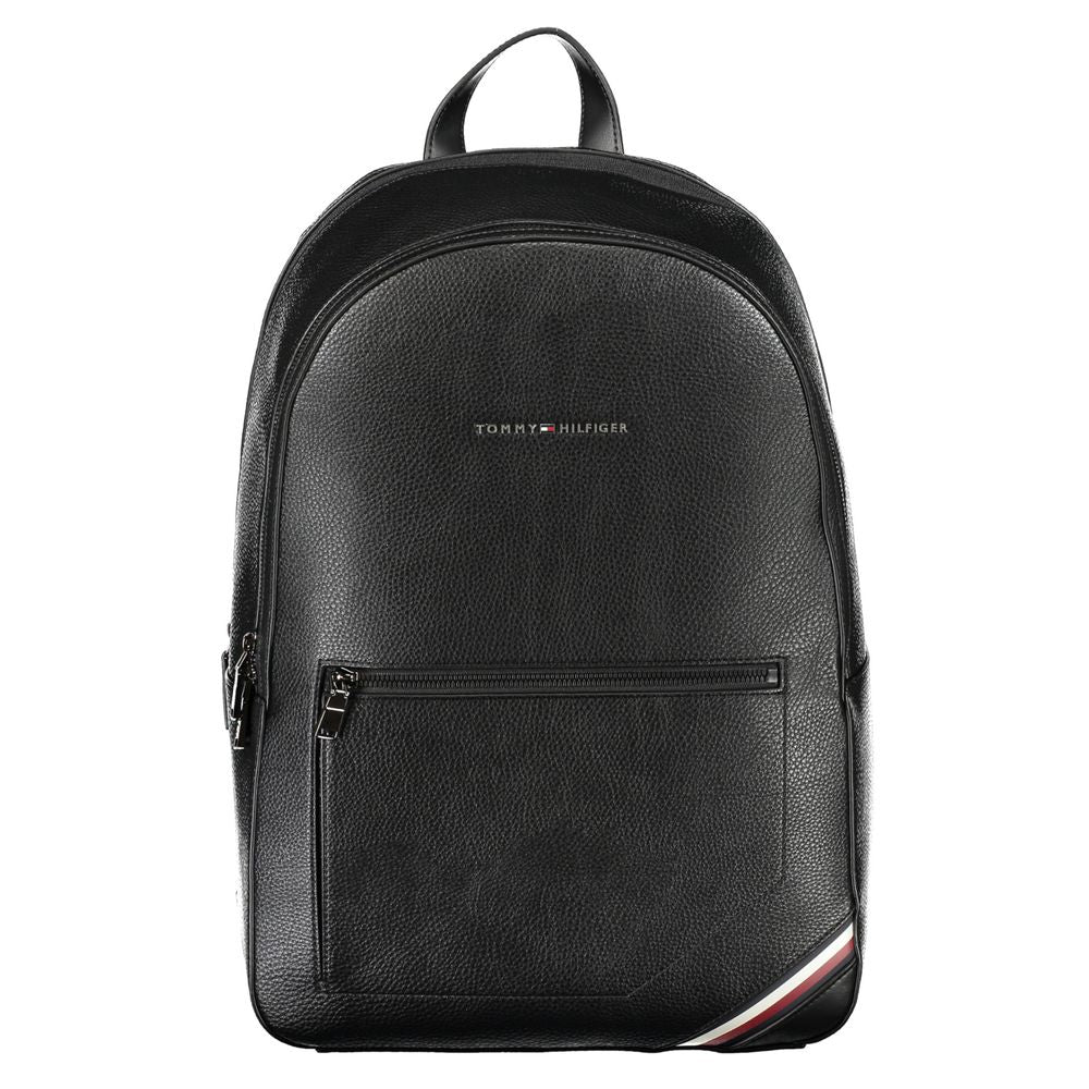 Tommy Hilfiger Black Polyethylene Backpack