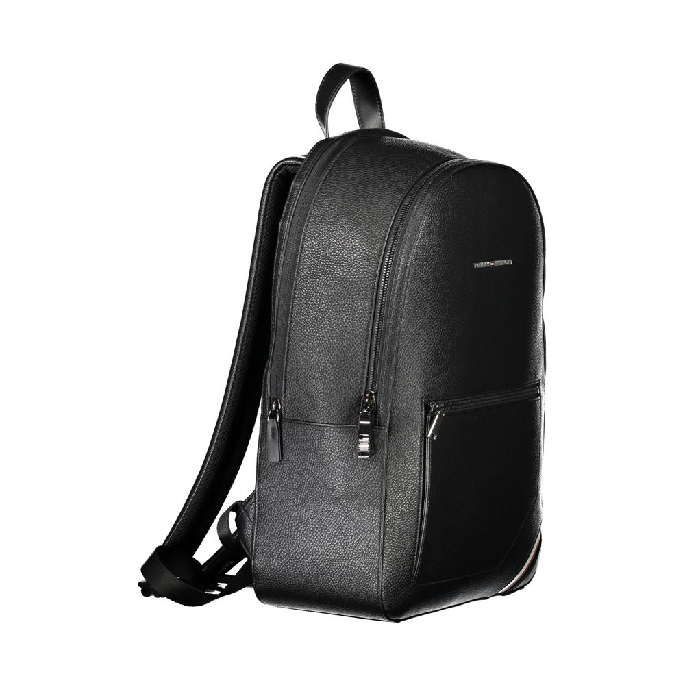 Tommy Hilfiger Black Polyethylene Backpack