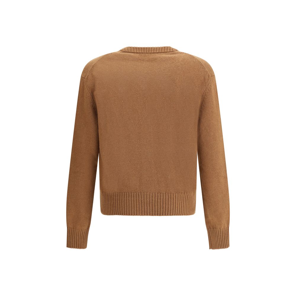 Ami Paris Beige Cashmere Cardigan