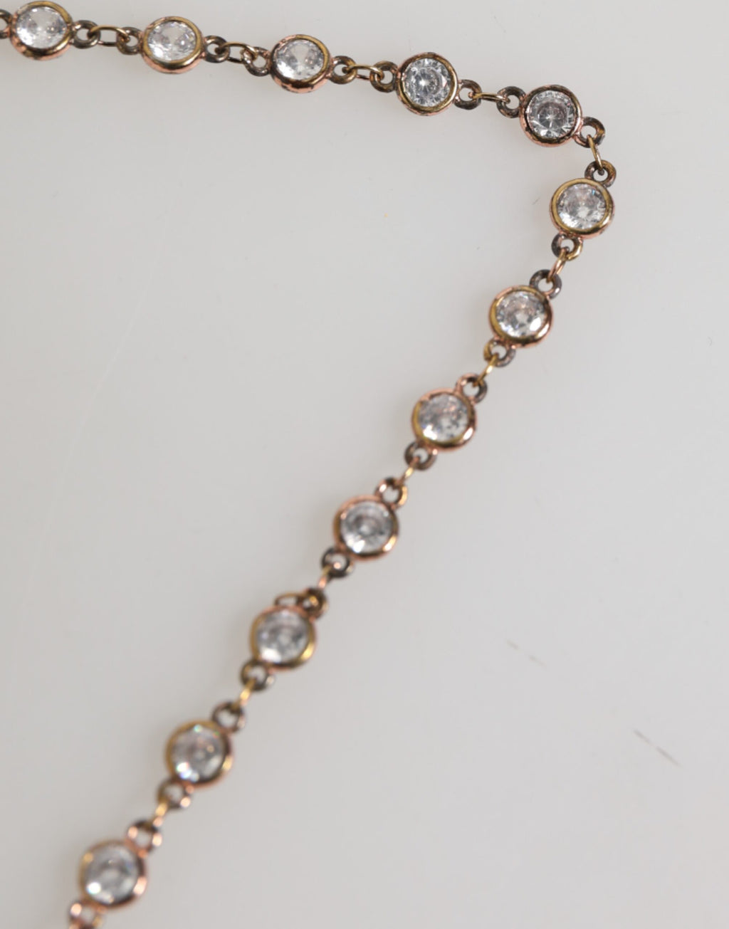 Dolce & Gabbana Lapel Pin DG Logo Gold Chain Mens Accessories Brooch