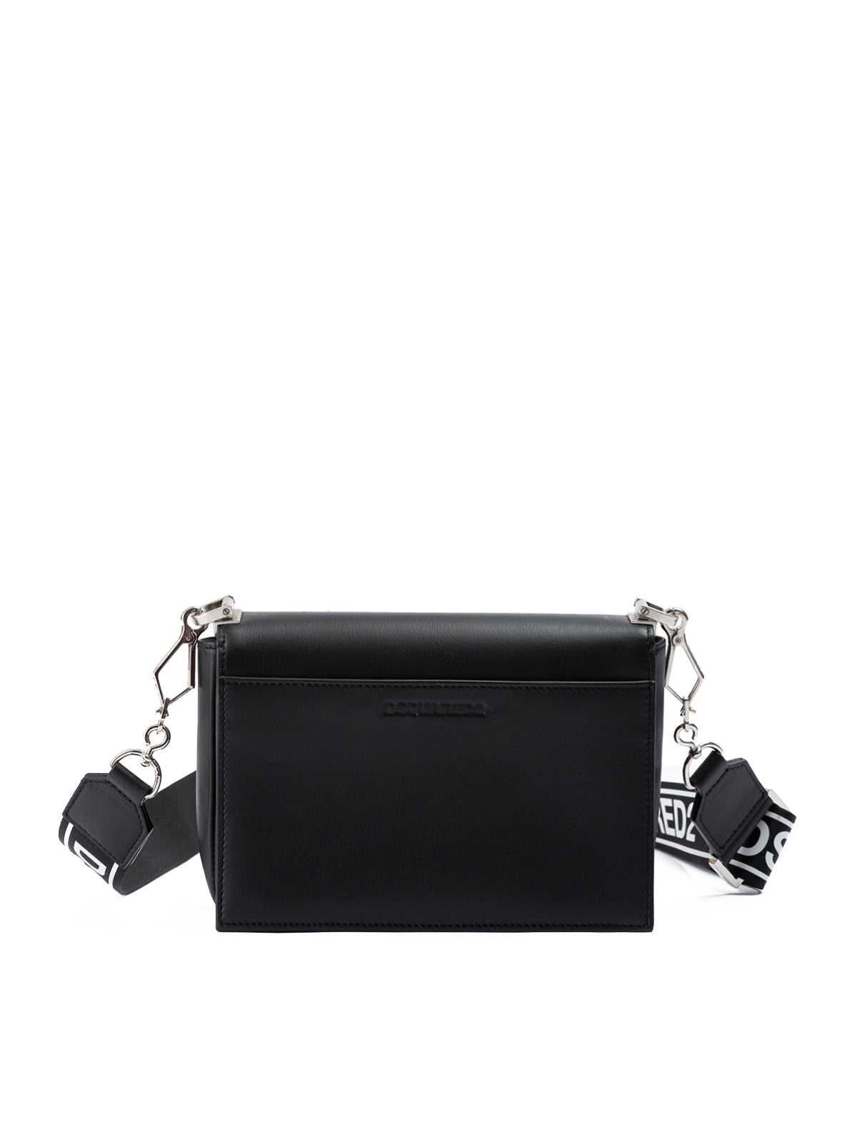 Dsquared² Black Leather Crossbody Bag
