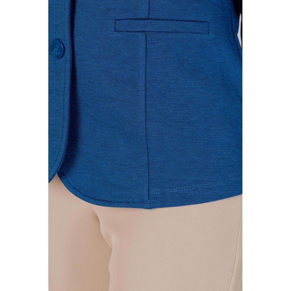 Street One Blue Polyester Blazer