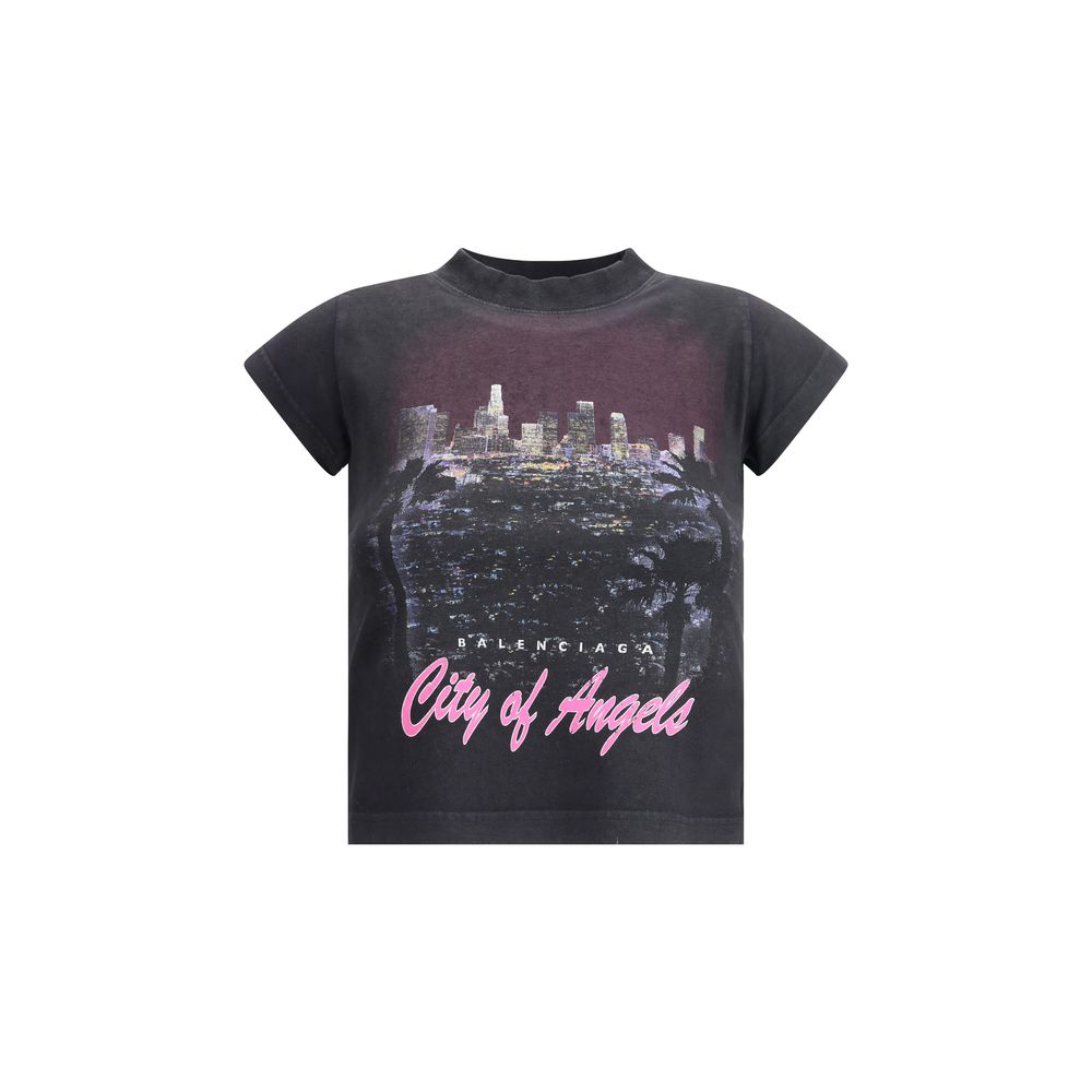 Balenciaga Shrunk City of Angels T-Shirt