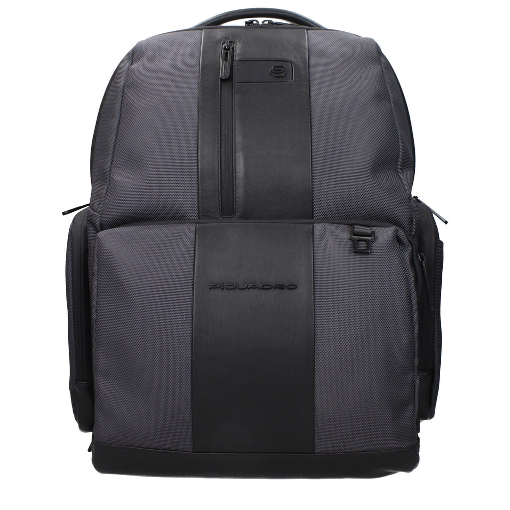 Piquadro Gray Nylon Backpack