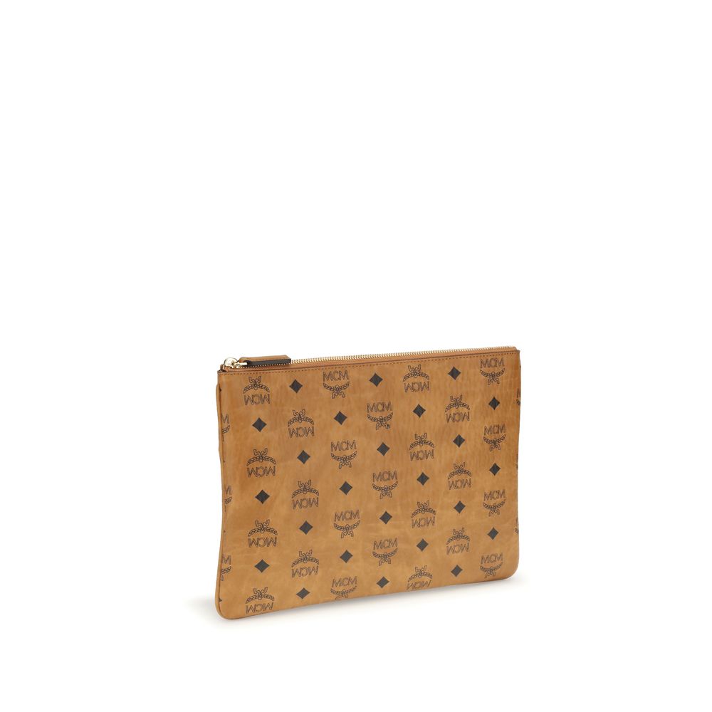 MCM Pouch with Visetos print