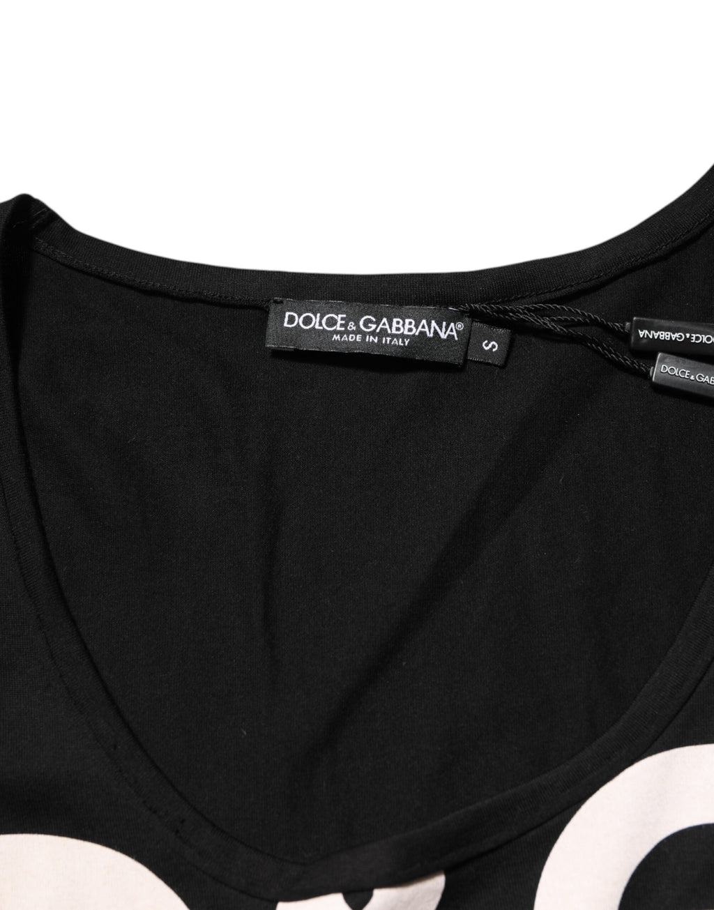 Dolce & Gabbana Black Cotton Sleeveless Tank Top DG Logo Men T-shirt