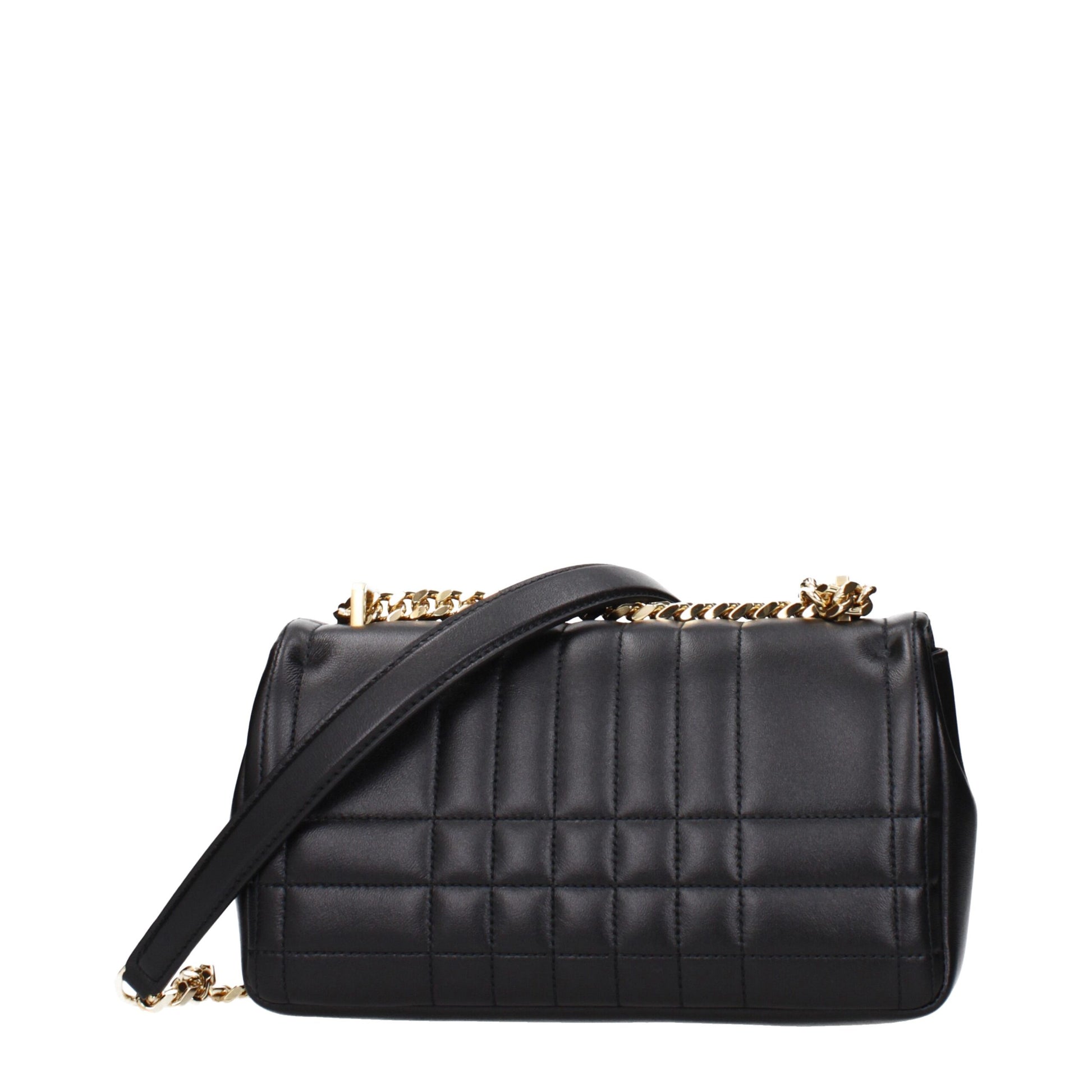 Burberry Black Leather Crossbody Bags