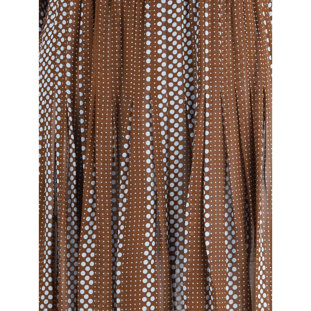 Crida Milano Wimbledon georgette midi Dress