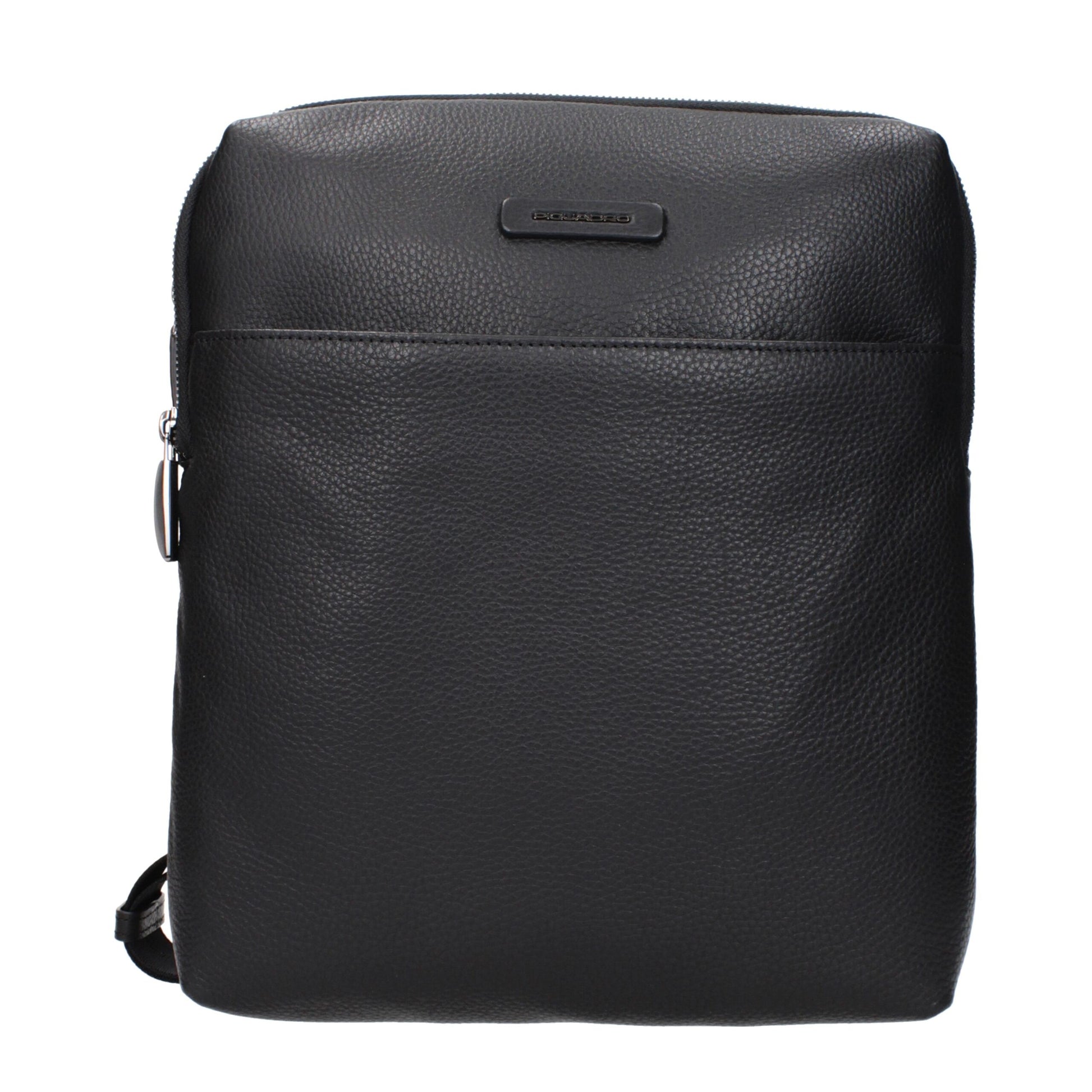 Piquadro Black Leather Crossbody Bag