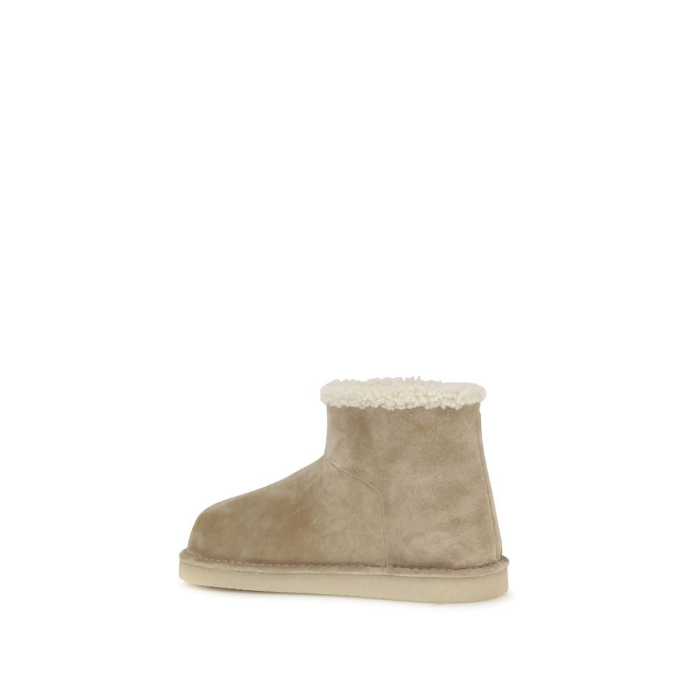 Miu Miu Furry Ankle Boots