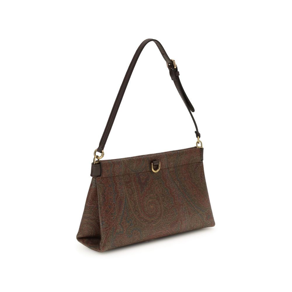 Etro Multicolor Cotton Shoulder Bag