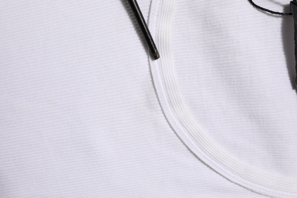 Dolce & Gabbana White Sleeveless Round Neck Tank Top T-shirt