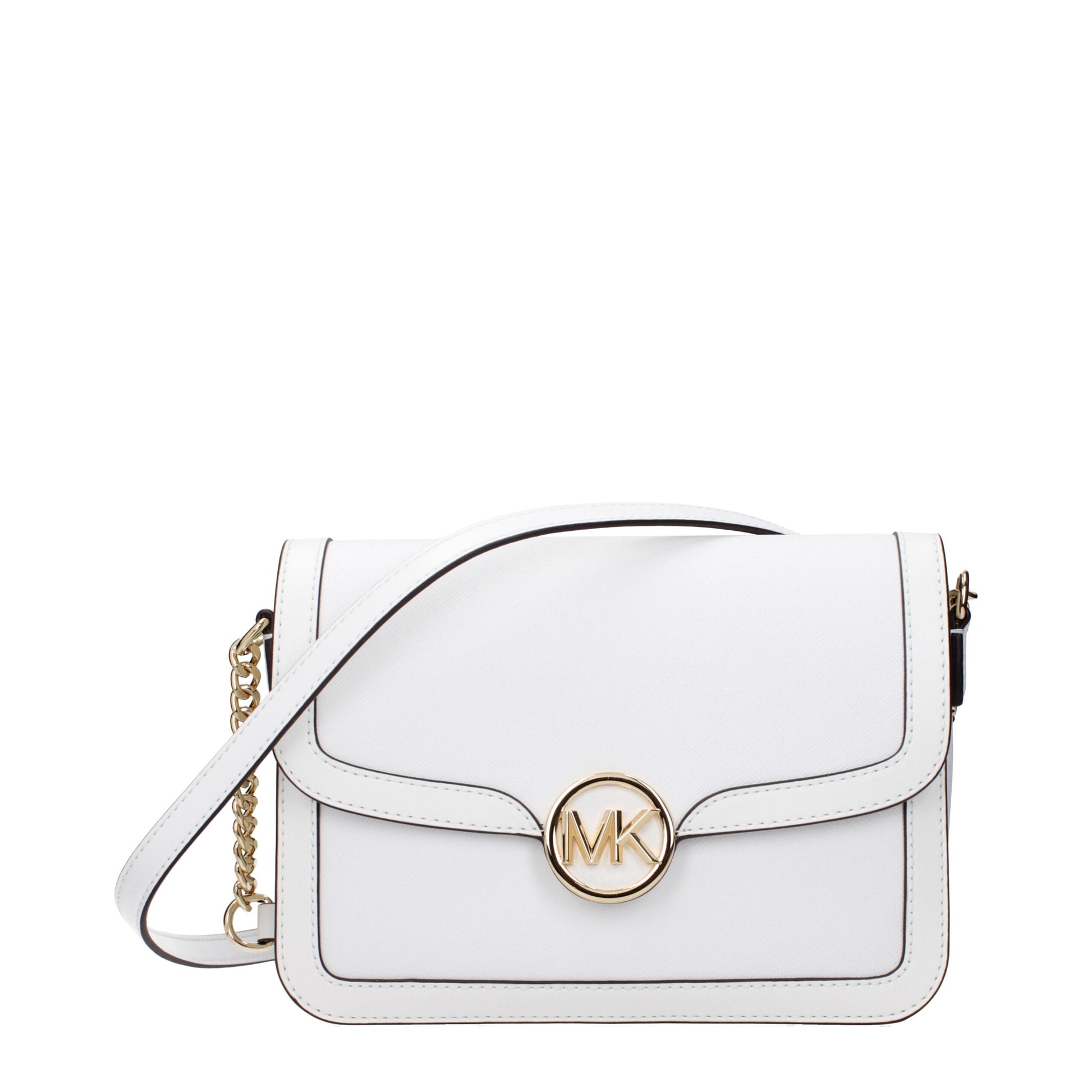 Michael Kors White Leather Crossbody Bags